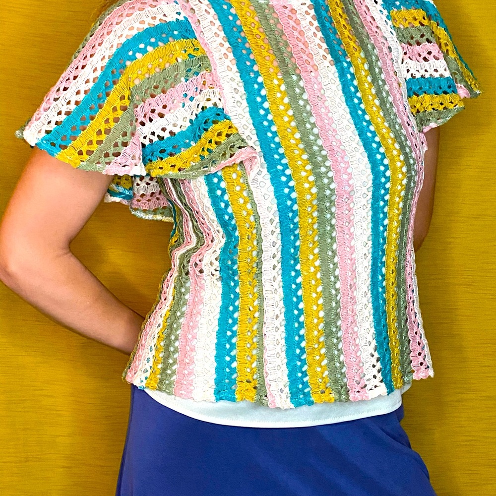 Eva Franco crochet top